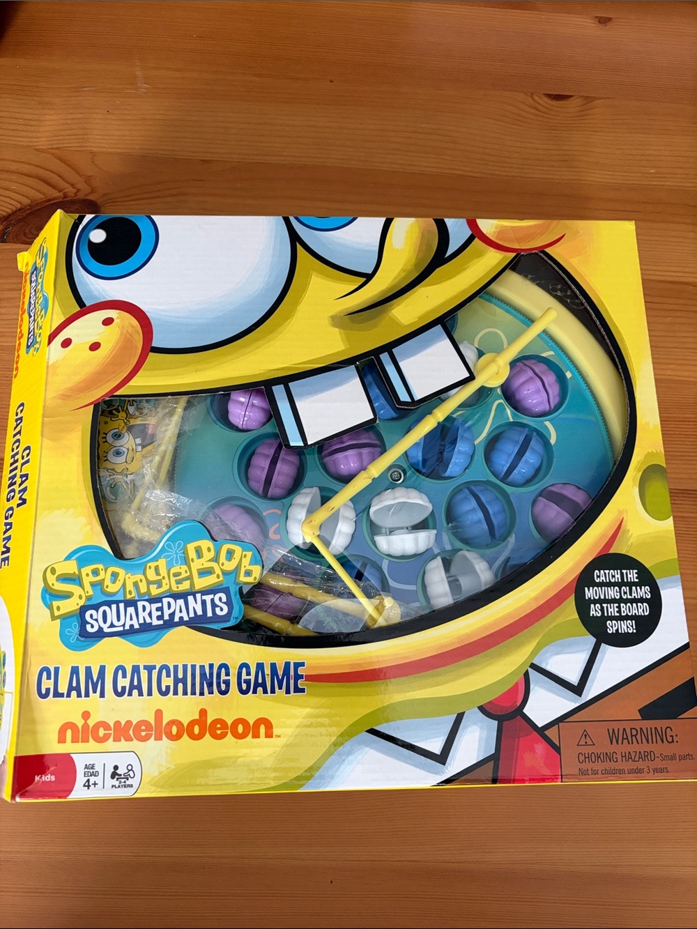 Nickelodeon SpongeBob SquarePants Clam Catching Game